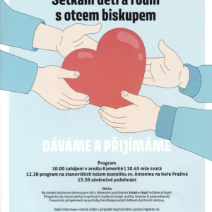 Setkání dětí a&nbsp;rodin s&nbsp;otcem biskupem