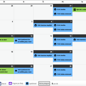 Nový farní kalendář
